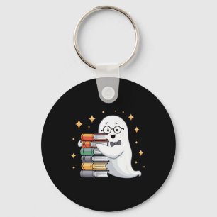 Chaveiro Amante do Livro Fantasma de Halloween Professor Pi