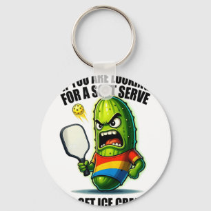 Chaveiro Amante engraçado de pickleball trocadilho com um p