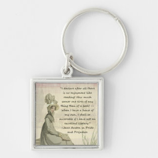 Chaveiro Amantes de livro de Jane Austen