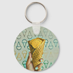 Chaveiro Amantes do sorvete de Verão