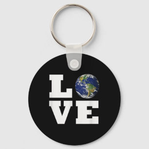 Chaveiro Amar A Terra _ Amor Mundial Proteção Ambiental