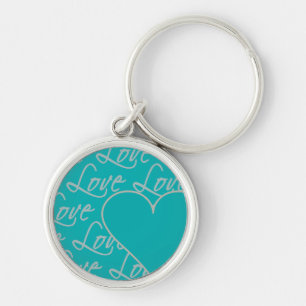 Chaveiro Amar cadeia de teclas de texto, personalizar