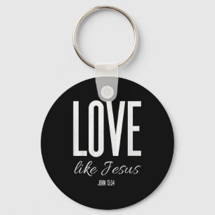 Chaveiro Amar Como Jesus João 13_ Versículo Bíblico Camiset