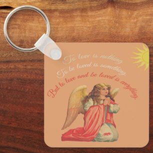 Chaveiro "Amar e ser amado é tudo".