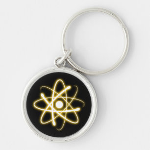 Chaveiro Amarelo brilhante Atom   Geek