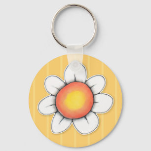 Chaveiro amarelo Daisy Joy