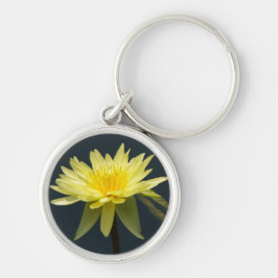 Chaveiro amarelo de Lotus Waterlily