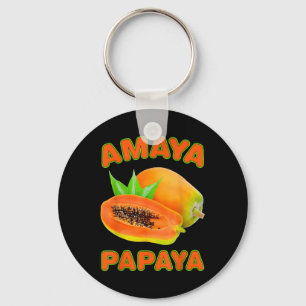 Chaveiro Amaya Papaya Divertido Para Homens Mulheres