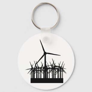 Chaveiro ambiente das energias eólicas