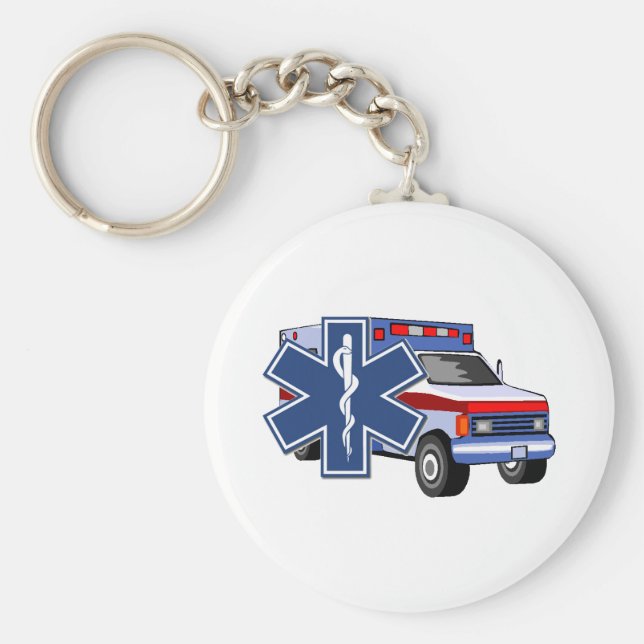 Chaveiro Ambulância EMS (Frente)