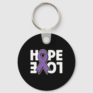 Chaveiro Ame a Consciência do Friso Roxo Alzheimerheimer
