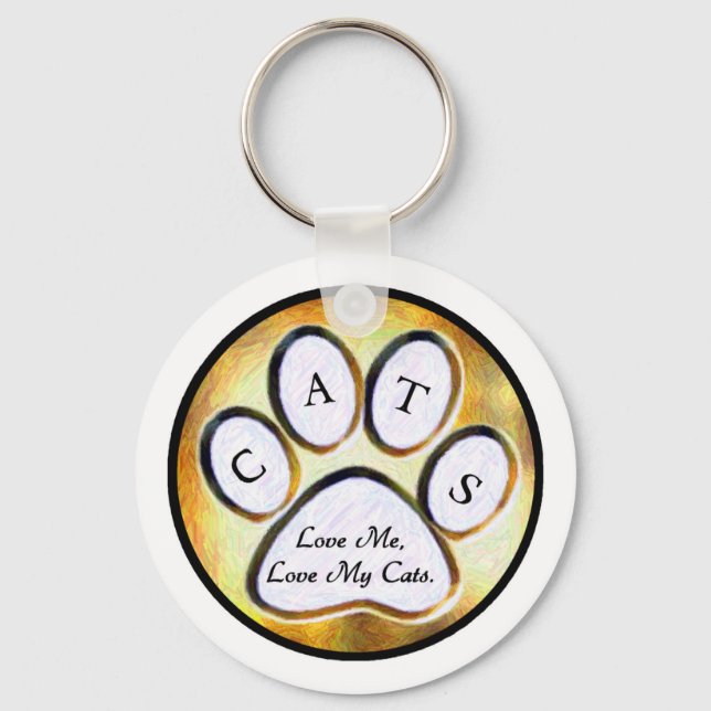 Chaveiro Ame Minha Chave Cats (Frente)