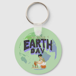 Chaveiro "Ame Sua Mãe: Dia da Terra Todo Dia"