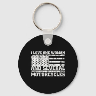 Chaveiro Ame Uma Mulher e Várias Motocicletas Ciclista Dive
