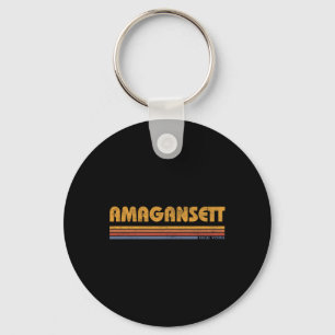 Chaveiro Amegansett Nova York Lembrança de Férias Antigas