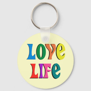 Chaveiro AMEM A VIDA! mensagem cristã personalizável