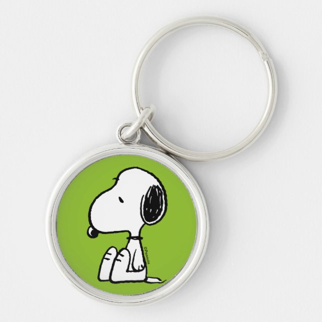 Chaveiro Amendoins | Snoopy Olhando Para Baixo (Frente)