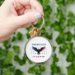 Chaveiro AMERICA250 Independence Day 1776 - 2026<br><div class="desc">This AMERICA250 1776 - 2026 Keychain is perfect for celebrating the United States’ 250th anniversary created to honor America’s Semiquincentennial on July 4, 2026. Great for everyday use, this design reflects national pride, heritage, and unity. A meaningful keepsake and patriotic accessory, it’s ideal for proud Americans who want to celebrate...</div>