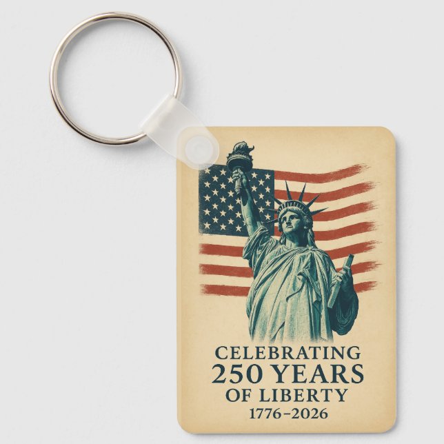 Chaveiro America 250 Years Liberty Patriotic Celebration (Frente)