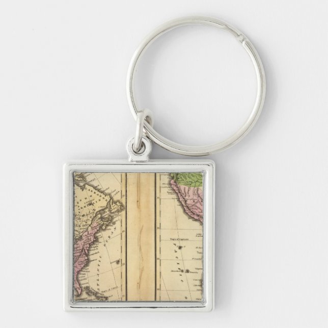 Chaveiro América do Norte e do Sul (Frente)