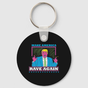 Chaveiro América Rave Novamente Engraçada Camisa De Edm De 