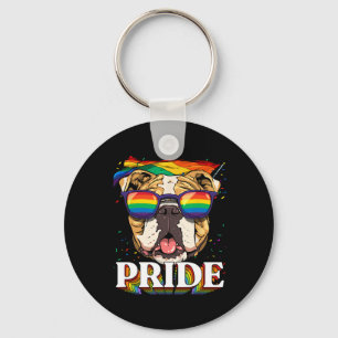 Chaveiro American Bulldog Lgbtq Rainbow Flag Pride Mondo Do