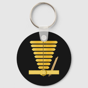 Chaveiro American Drum Major Costume Marching Banda Uniform