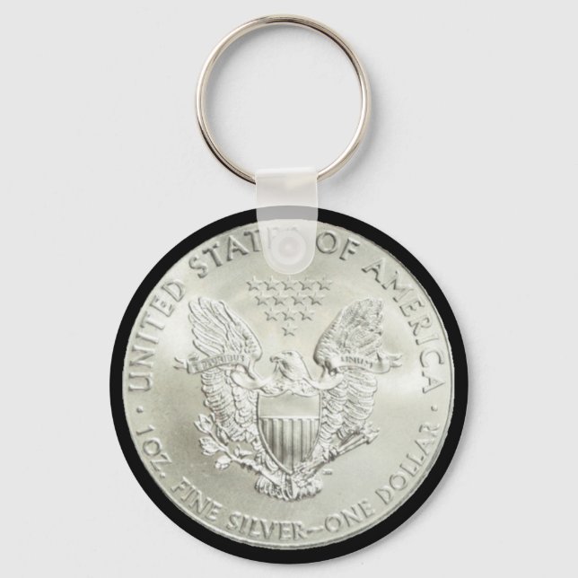 CHAVEIRO AMERICAN EAGLE SILVER DOLLAR*-CHAVEIRO (Frente)