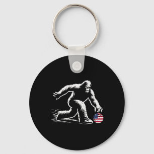 Chaveiro American Flag Bigfoot Boliche Bowler