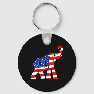 Chaveiro American Flag Trump