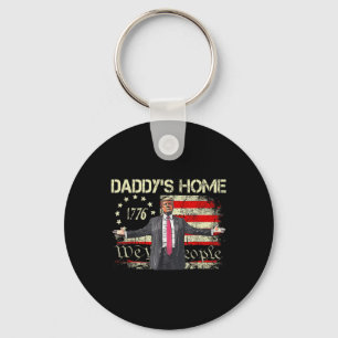 Chaveiro American Flag Trump 2024 Daddys Casa Nós As Pessoa