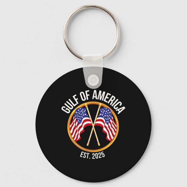 Chaveiro American Flags Usa Golfo (Frente)