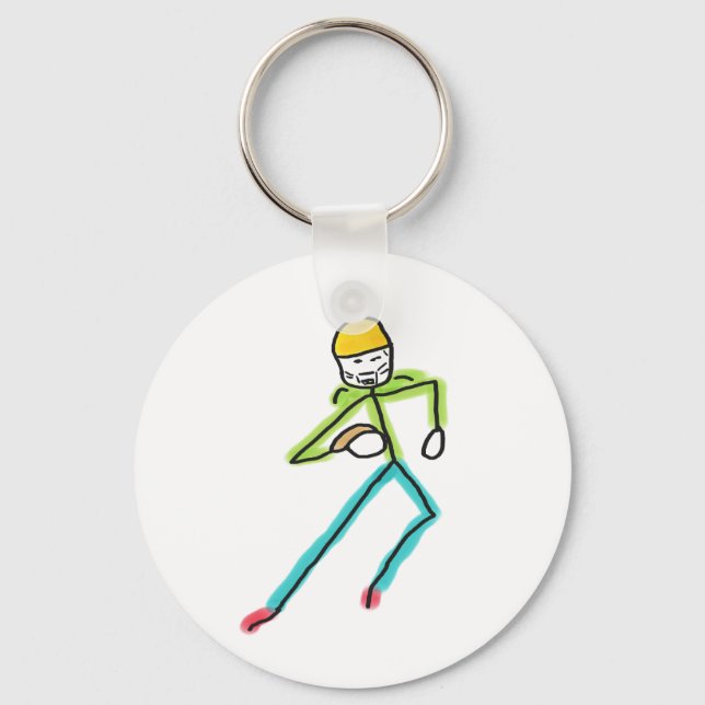 Chaveiro American Football Stickman (Frente)