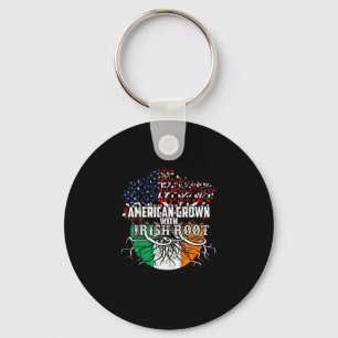 Chaveiro American Grown Irish Root Flag Irlanda St Patricks