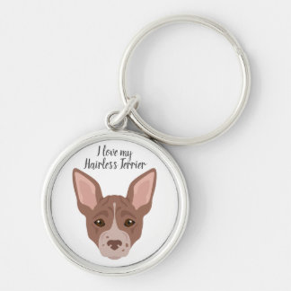 Chaveiro American Hairless Terrier dog