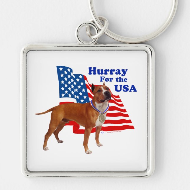 Chaveiro American Staffordshire Terrier EUA (Frente)