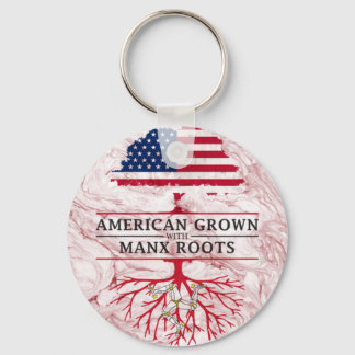 Chaveiro Americano crescido com Manx Roots Marble Style Des