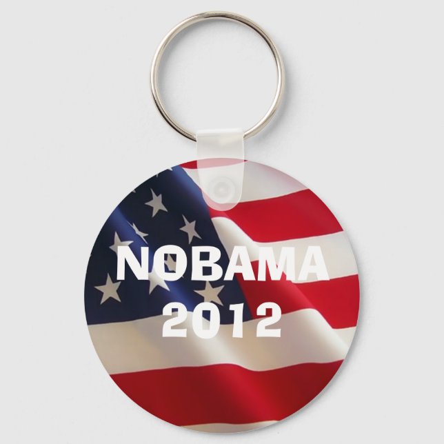 Chaveiro americano-flag-2a, NOBAMA 2012, NOBAMA 2012 (Frente)