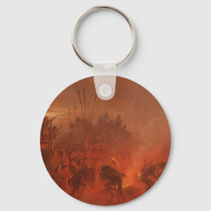 Chaveiro Americanos nativos de Vintage, dança de Buffalo po