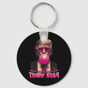 Chaveiro Américas - Favorito condenado Felon Pink Trump Bub