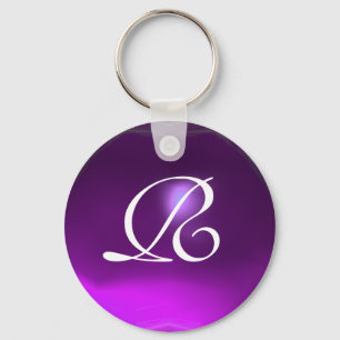 Chaveiro AMETIST MONOGRAM, roxo