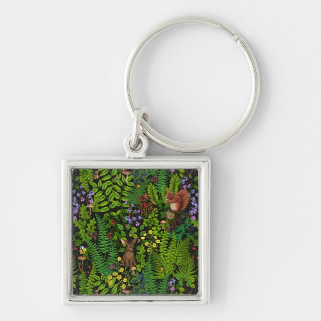 Chaveiro Amídalas e plantas florestais (Frente)