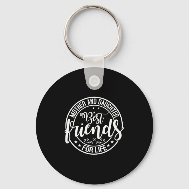 Chaveiro Amiga da mãe e da filha para a vida mãe dia das mã (Frente)