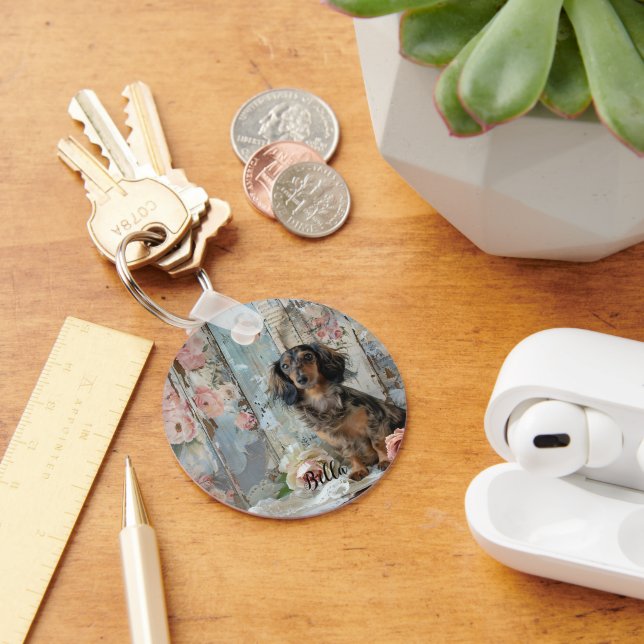 Chaveiro Amigas da Mamãe Cachorrinho Decoração Dachshund (Mesa)