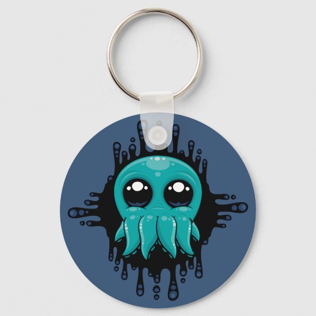 Chaveiro Amigo de Octopus Adorável para Bebês (Frente)