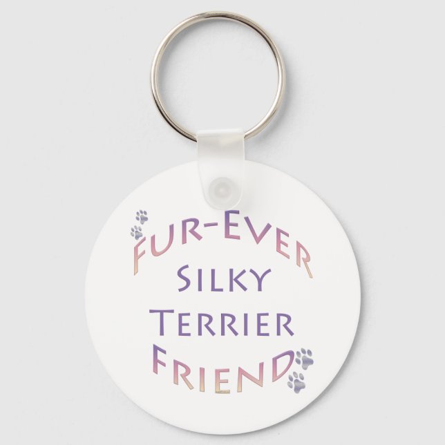 Chaveiro Amigo do Silky Terrier Fuever (Frente)