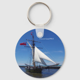 Chaveiro Amigos, boa vontade, corrente chave