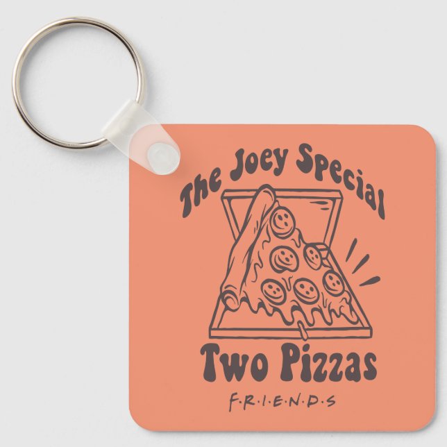 Chaveiro AMIGOS™ | Cotação Joey Pizza (Frente)