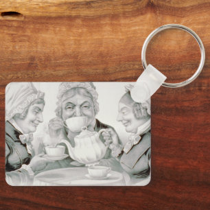 Chaveiro Amigos da Festa do Chá Vintage, Um Copo Que Alegra