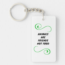 Chaveiro Amigos no comida | Friends not food